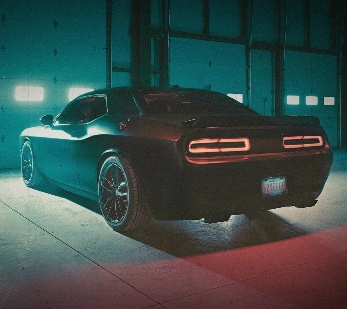 Car with tinted windows